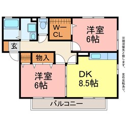 ラ・ファミーユの物件間取画像